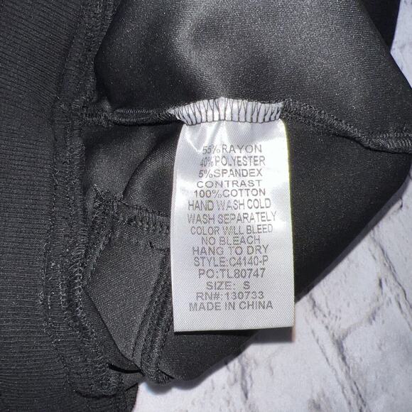 Black Wide Leg Lounge Pants Drawstring Waist Casual Comfy - Picture 8 of 14